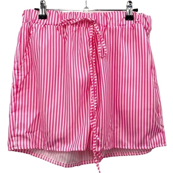 NEW 2pc Outfit Shirt & Shorts with Pink Stripes Size 0X - Picture 6 of 9